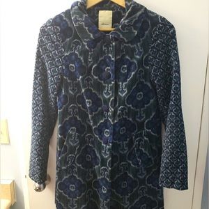Anthropologie Elevenses stunning unique coat 0 EUC